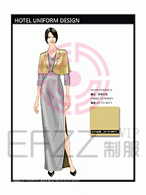 西餐咨客制服設(shè)計(jì)圖326