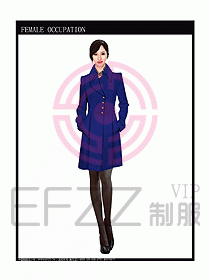 女職業(yè)裝大衣設(shè)計(jì)圖087
