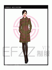 女職業裝OL大衣設計圖111