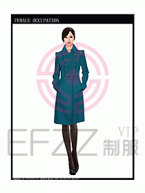 女職業(yè)裝OL大衣設(shè)計圖110