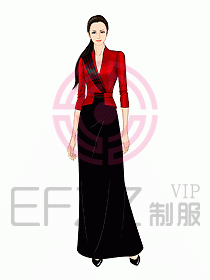 KTV夜總會咨客禮儀服裝176