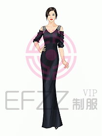 KTV夜總會咨客禮儀服裝181