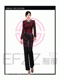 商城營業員服裝設計圖989