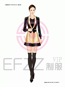 KTV男女服務員制服設計圖239