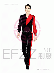 KTV男女服務員制服設計圖304