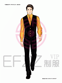 KTV男女服務(wù)員制服設(shè)計圖308