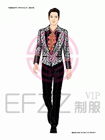 KTV男女服務員制服設計圖384