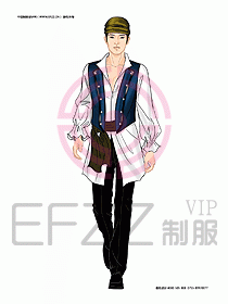 KTV男女服務員制服設計圖386