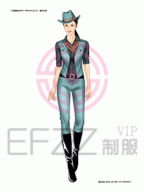 KTV男女服務員制服設計圖409