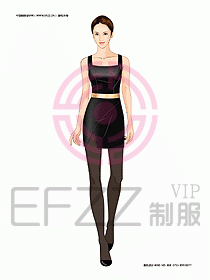 KTV男女服務員制服設計圖417