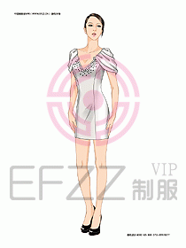 KTV男女服務員制服設計圖443