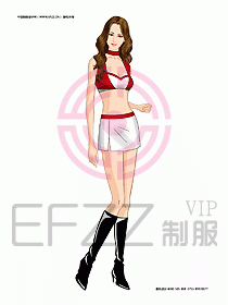 KTV男女服務員制服設計圖470