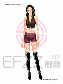 KTV男女服務員制服設計圖469