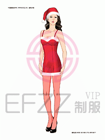 KTV男女服務(wù)員制服設(shè)計(jì)圖476