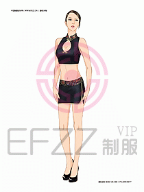 KTV男女服務員制服設計圖480