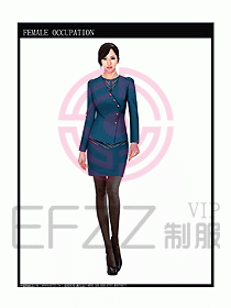 時尚職業(yè)女西服設(shè)計圖702