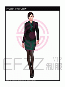時(shí)尚職業(yè)女西服設(shè)計(jì)圖704