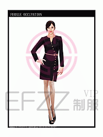 時尚職業女西服設計圖710