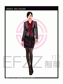 時尚職業女西服設計圖717
