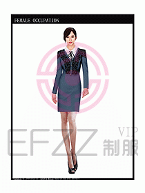 時尚職業女西服設計圖718