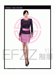 時尚職業女西服設計圖724