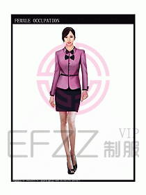 時尚職業女西服設計圖728