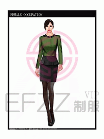 時尚職業(yè)女西服設(shè)計圖731