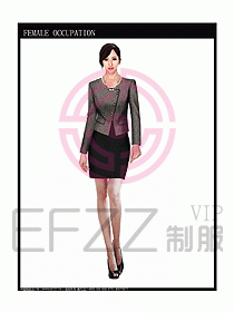 時尚職業女西服設計圖740