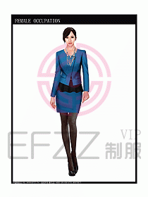 時尚職業(yè)女西服設(shè)計圖744
