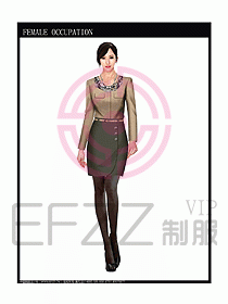 時尚職業女西服設計圖746