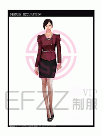 時尚職業女西服設計圖749