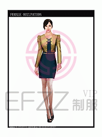 時尚職業(yè)女西服設(shè)計圖753