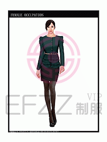 時尚職業女西服設計圖755