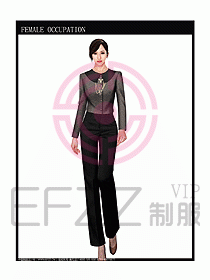 時尚職業女西服設計圖760