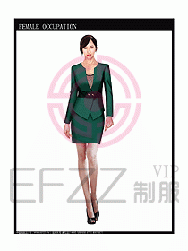 時尚職業女西服設計圖759