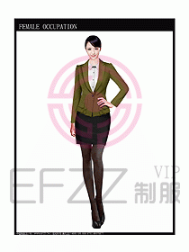 時尚職業女西服設計圖775