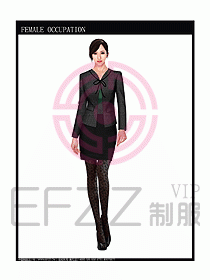 時尚職業女西服設計圖778