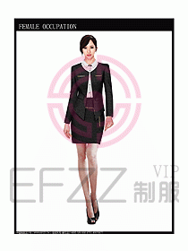 時尚職業女西服設計圖776