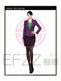 時尚職業女西服設計圖779