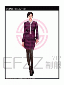 時尚職業(yè)女西服設(shè)計圖786