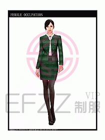 時尚職業女西服設計圖783