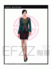 時尚職業(yè)女西服設(shè)計圖788