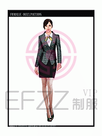 時尚職業女西服設計圖801