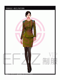 時(shí)尚職業(yè)女西服設(shè)計(jì)圖808