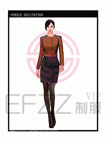 時尚職業(yè)女西服設(shè)計圖814
