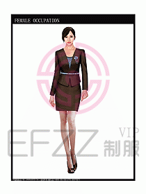 時尚職業女西服設計圖833