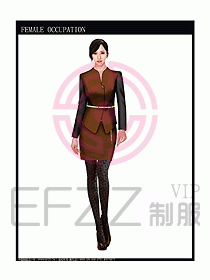 時尚職業女西服設計圖830