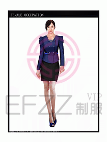 時尚職業女西服設計圖835