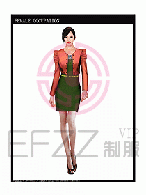 時尚職業女西服設計圖842