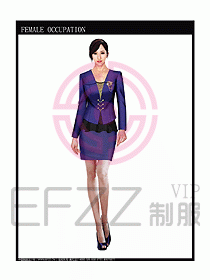 時尚職業女西服設計圖843